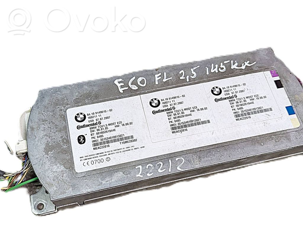 Bluetooth control unit module   9149615,16921111,001B5261944E,84109149615