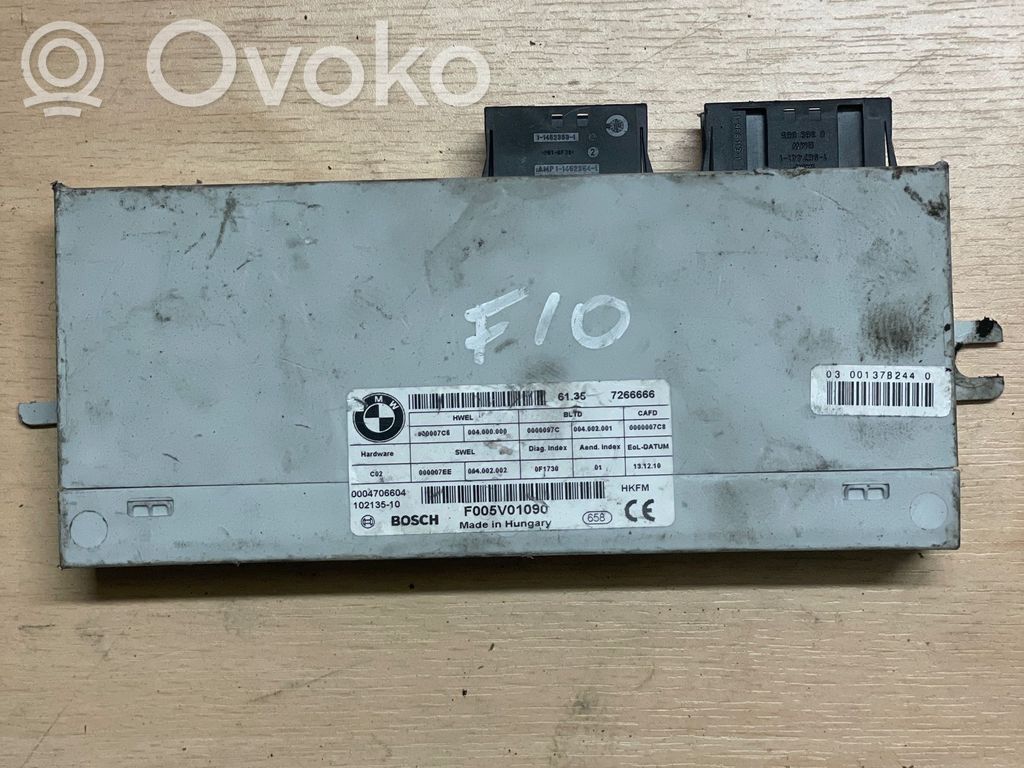 BMW 5 F10 F11 Sterownik / Moduł elektrycznej klapy tylnej / bagażnika 