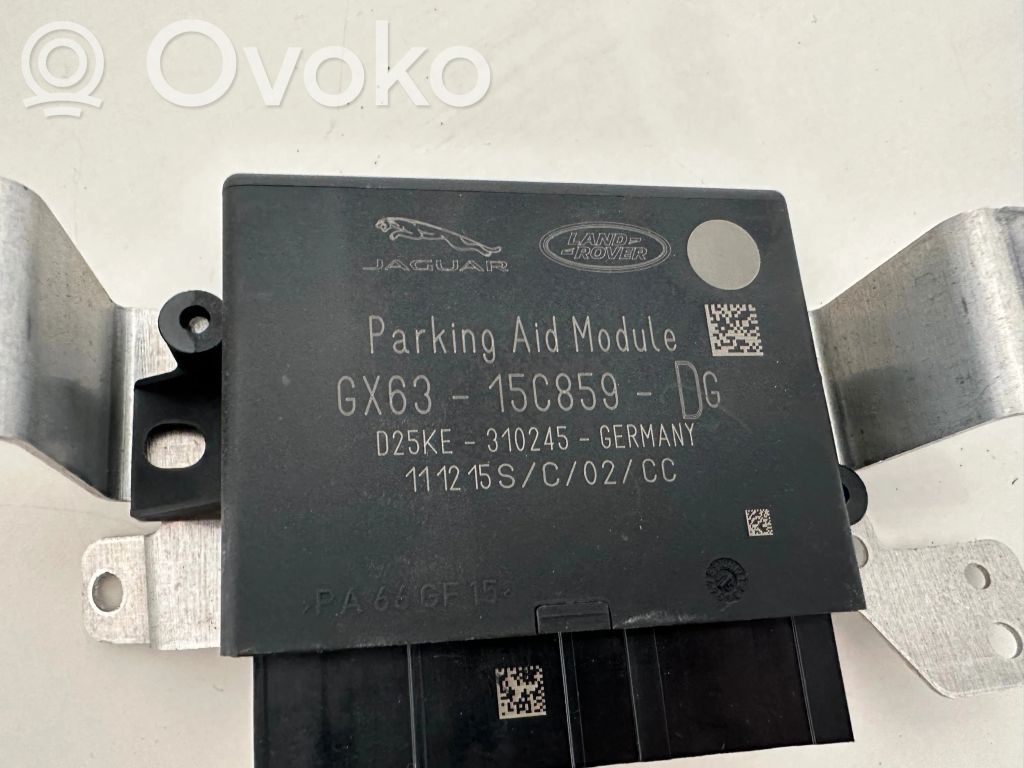 Jaguar XE Pysäköintitutkan (PCD) ohjainlaite/moduuli 