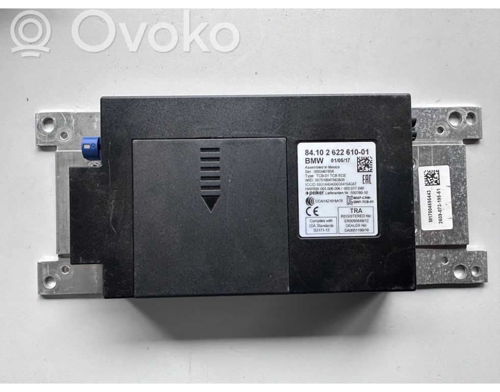 BMW 3 F30 F35 F31 Bluetooth control unit module 