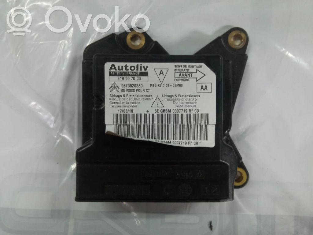 Citroen C5 Airbag control unit/module 