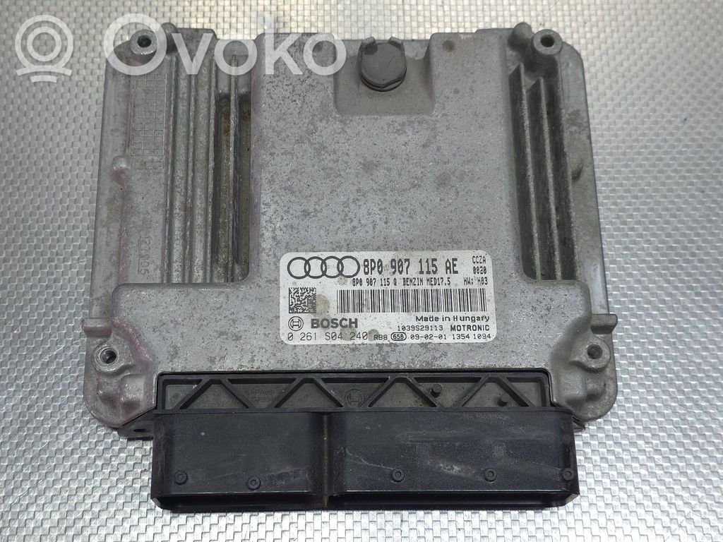 Audi A3 S3 A3 Sportback 8P Engine control unit/module 