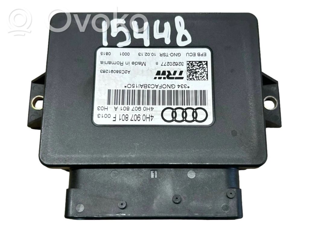 Audi A6 S6 C7 4G Modul de control frână de mână 