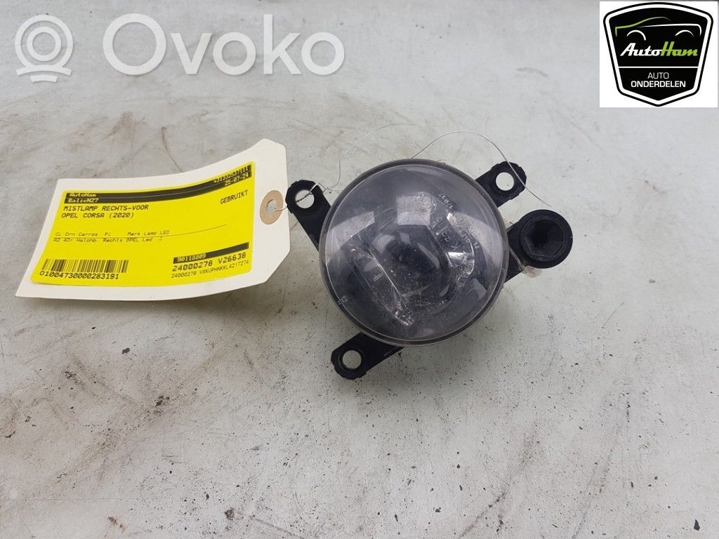 Opel Corsa F Światło przeciwmgłowe przednie 