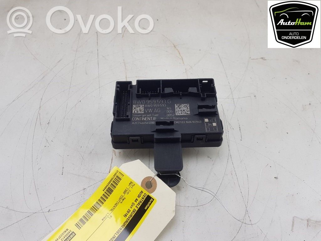 Audi A4 S4 B9 Sterownik / Moduł centralnego zamka 