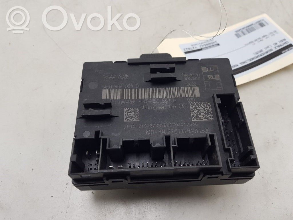 Audi A3 S3 8V Door central lock control unit/module 
