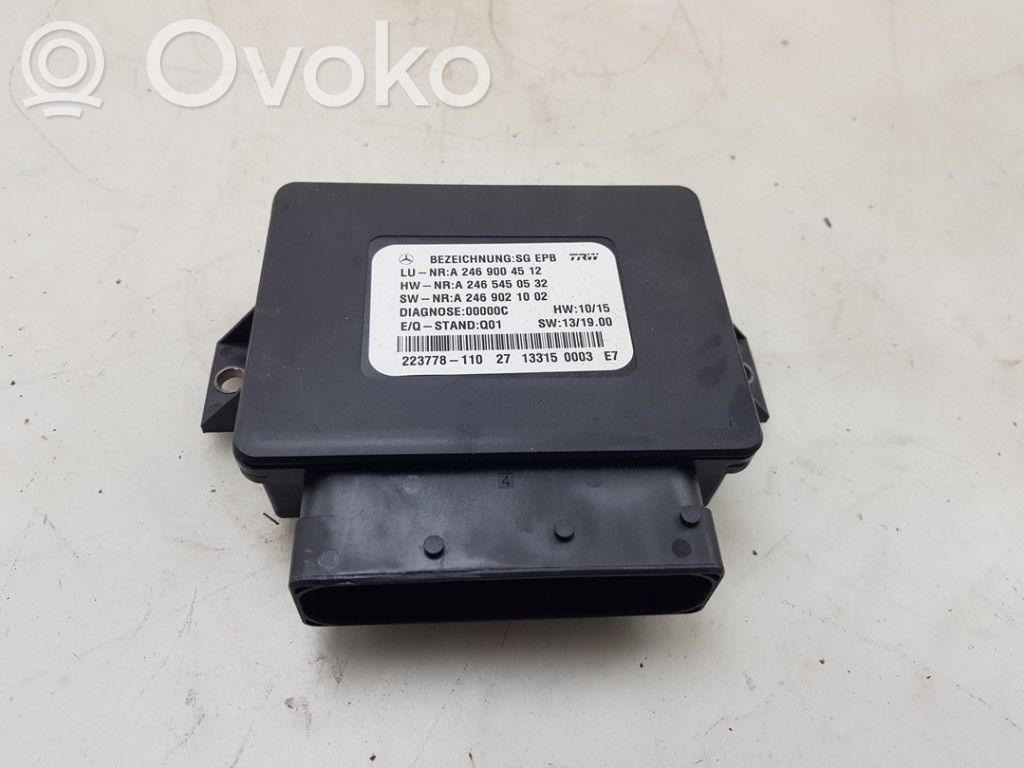 Module de commande de frein à main   A2469004512,A2469004512,A2469005203,A2469004512,A2469005203