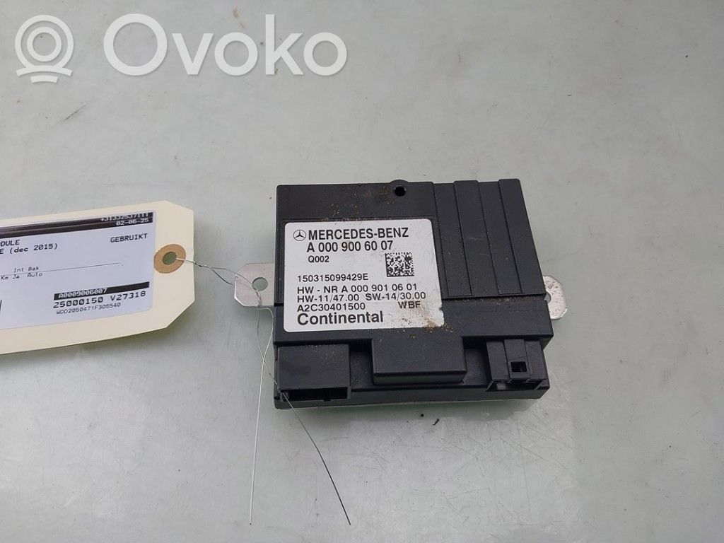 Mercedes-Benz C W205 Unité de commande / module de pompe à carburant