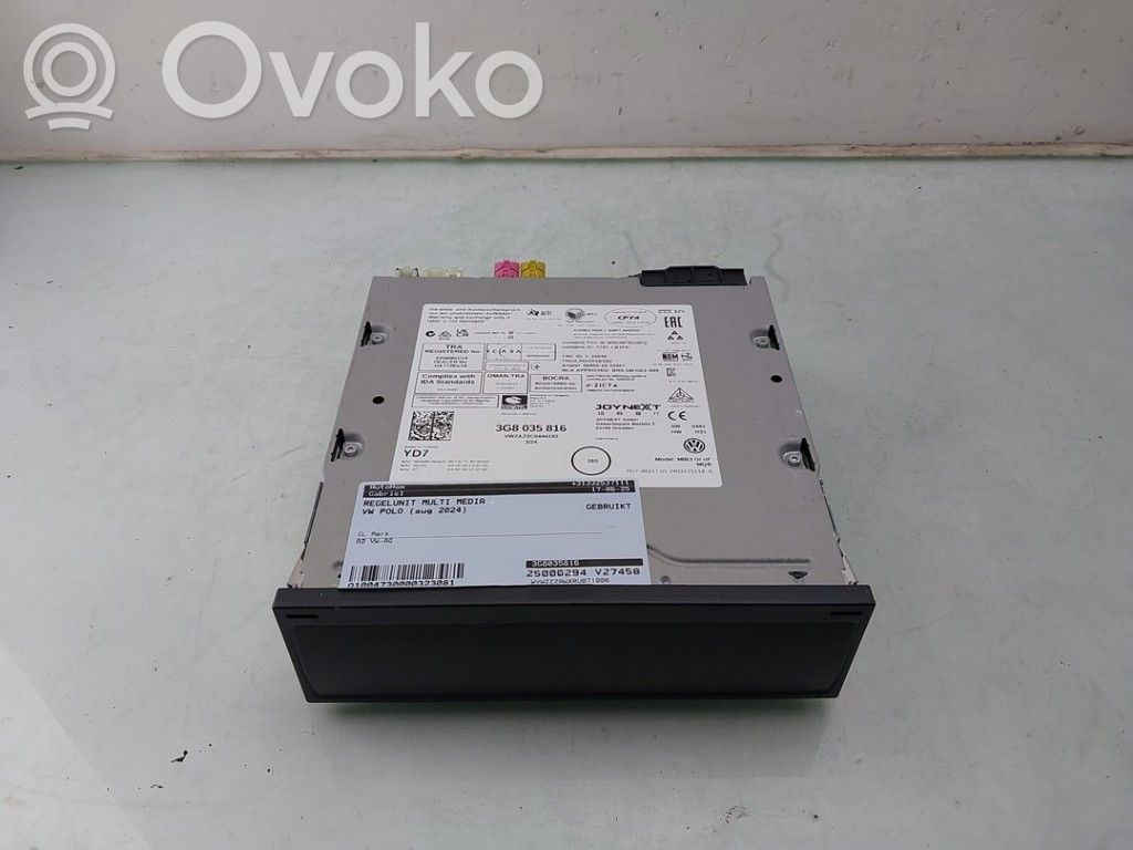 Volkswagen Polo VI Controllo multimediale autoradio