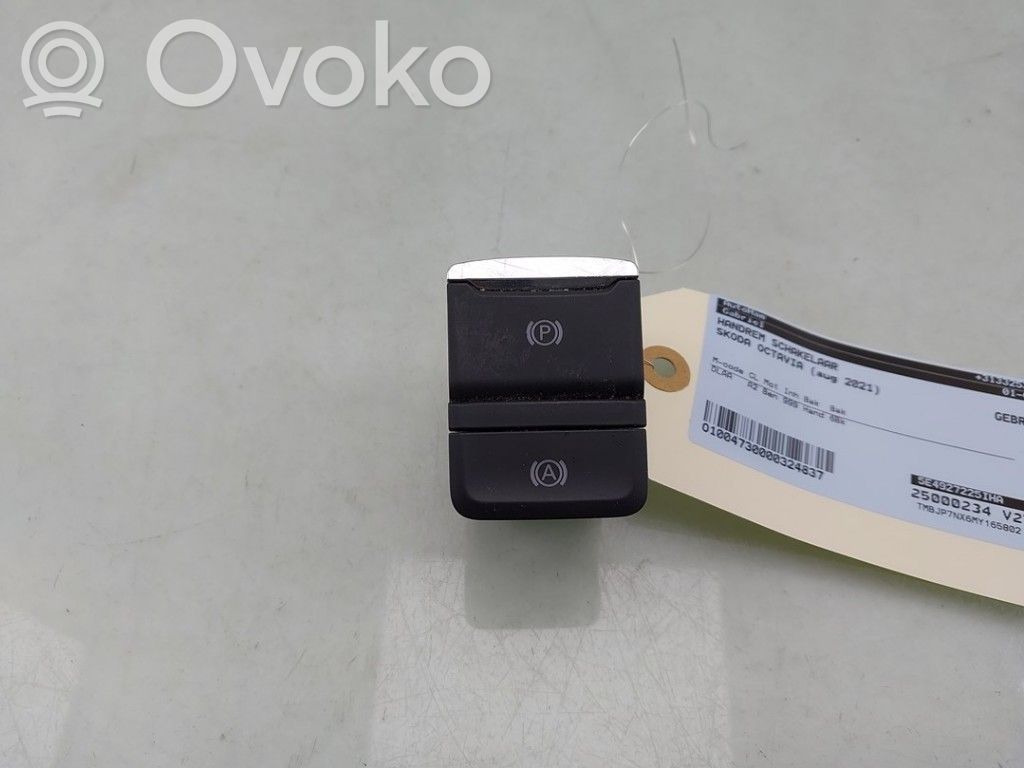 Skoda Octavia Mk4 Schalter Parkbremse Handbremse Feststellbremse 