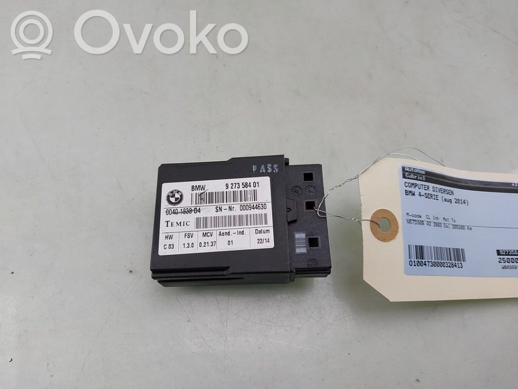 BMW 4 F32 F33 Other control units/modules 