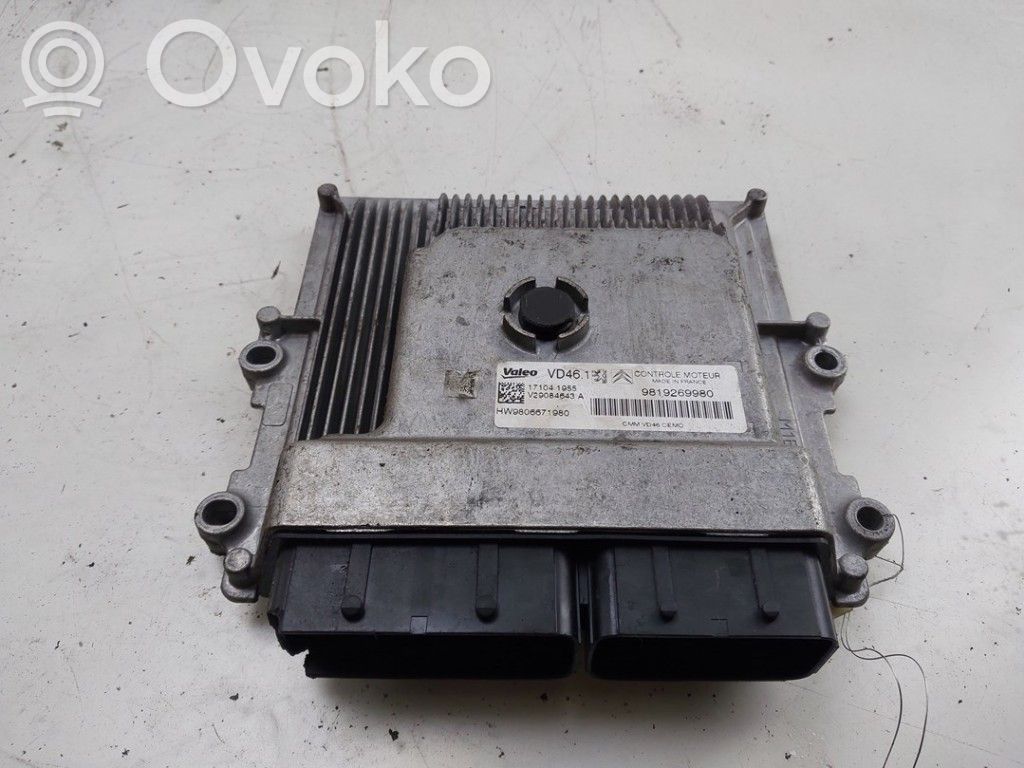 Engine control unit/module   9819269980,9819269980,3640275,1616451680,3640275,9819269980