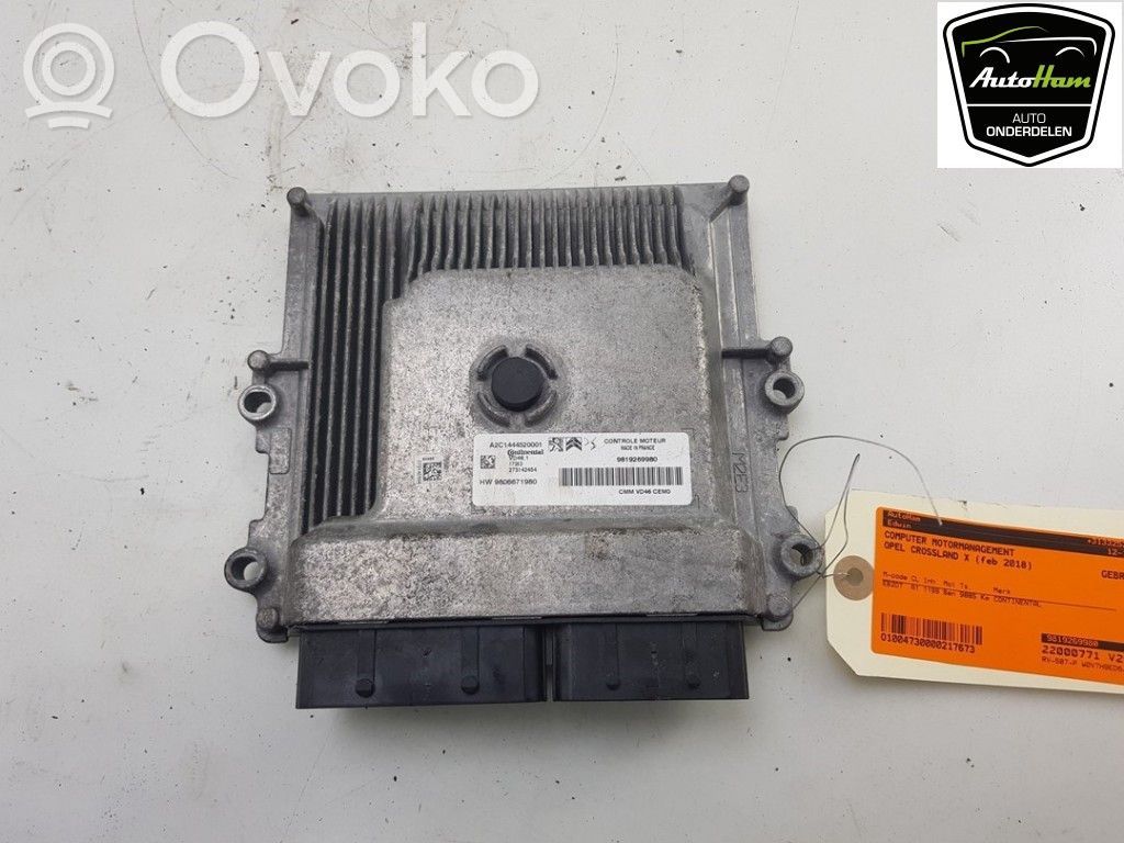 Opel Crossland X Engine control unit/module 