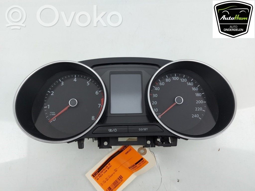 Volkswagen Polo V 6R Tachimetro (quadro strumenti)