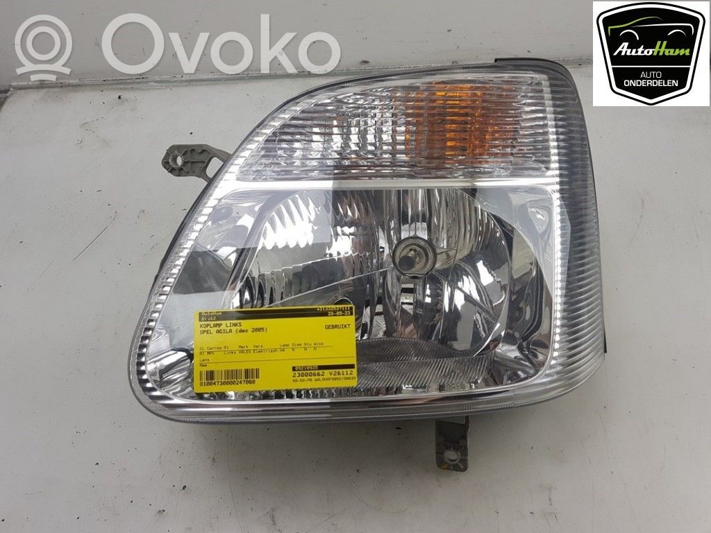 Opel Agila A Lampa przednia 