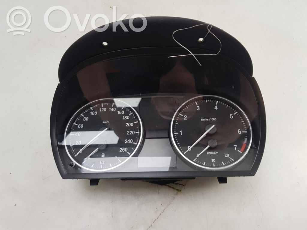 BMW 3 E90 E91 Speedometer (instrument cluster) 
