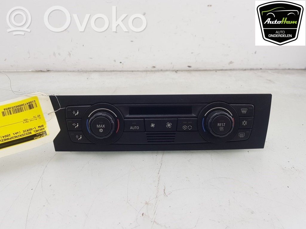 BMW 1 E81 E87 Climate control unit 