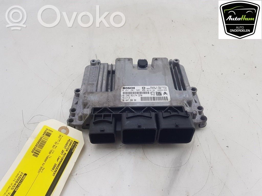 Peugeot 207 Engine control unit/module 