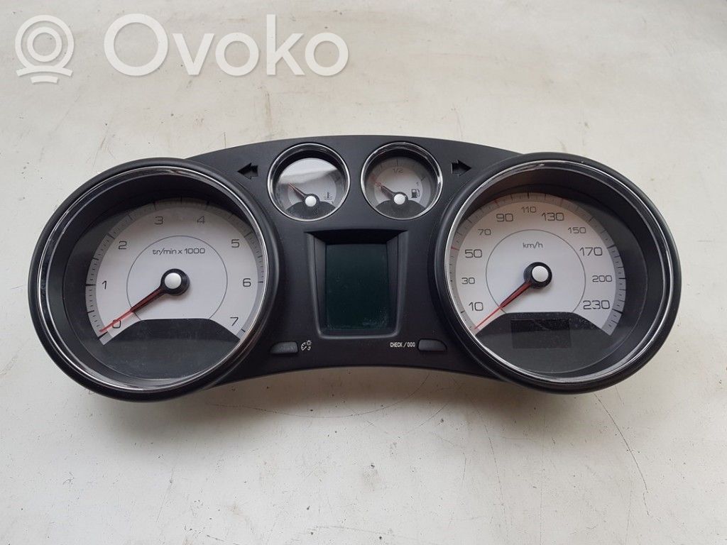 Peugeot 308 Tachimetro (quadro strumenti) 