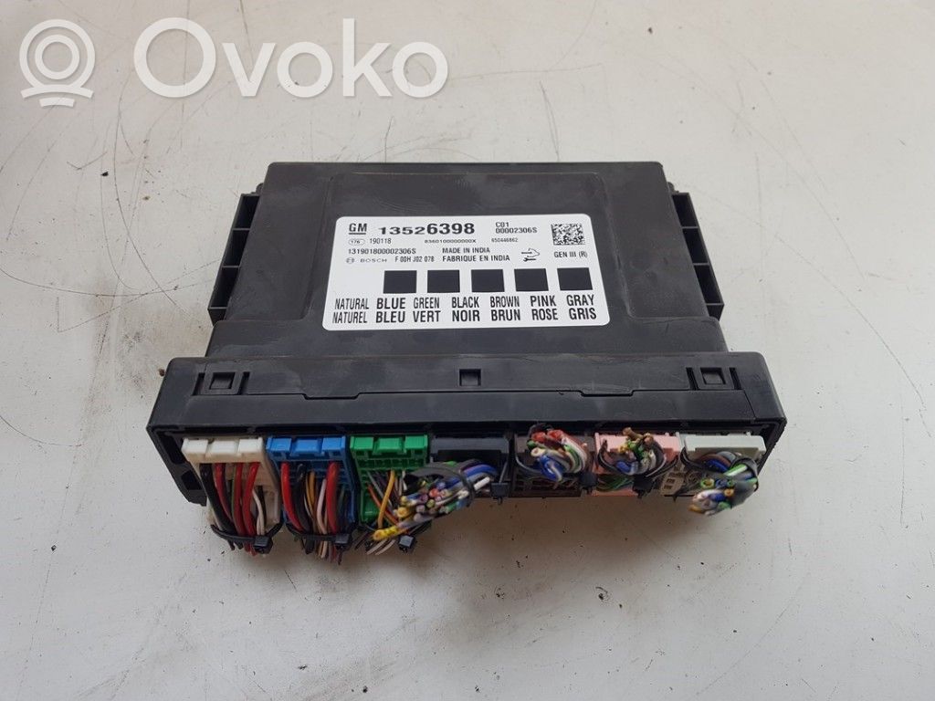 Opel Astra K Other control units/modules 