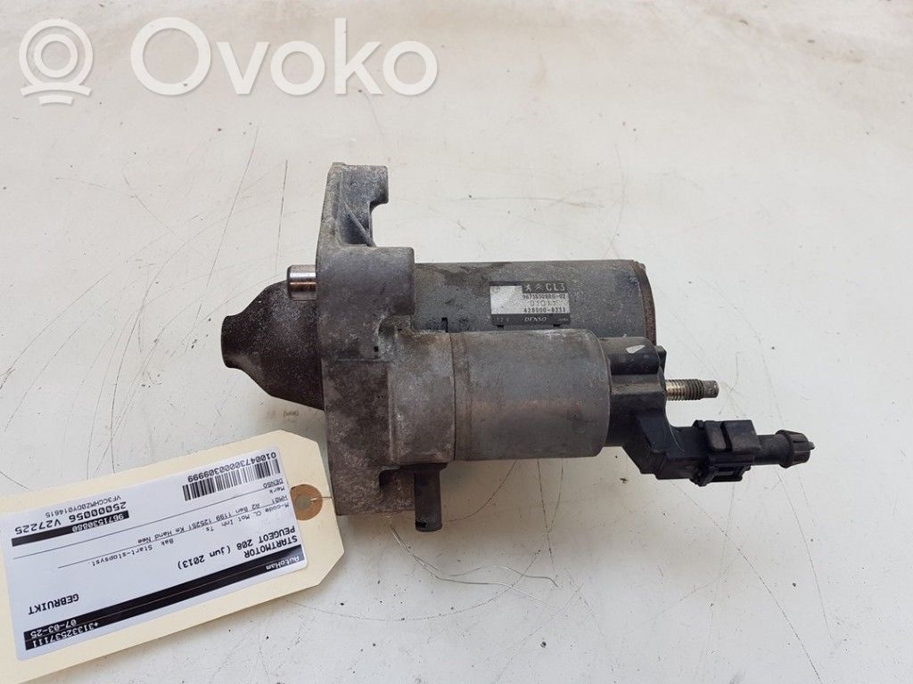 Peugeot 208 I Starter motor 