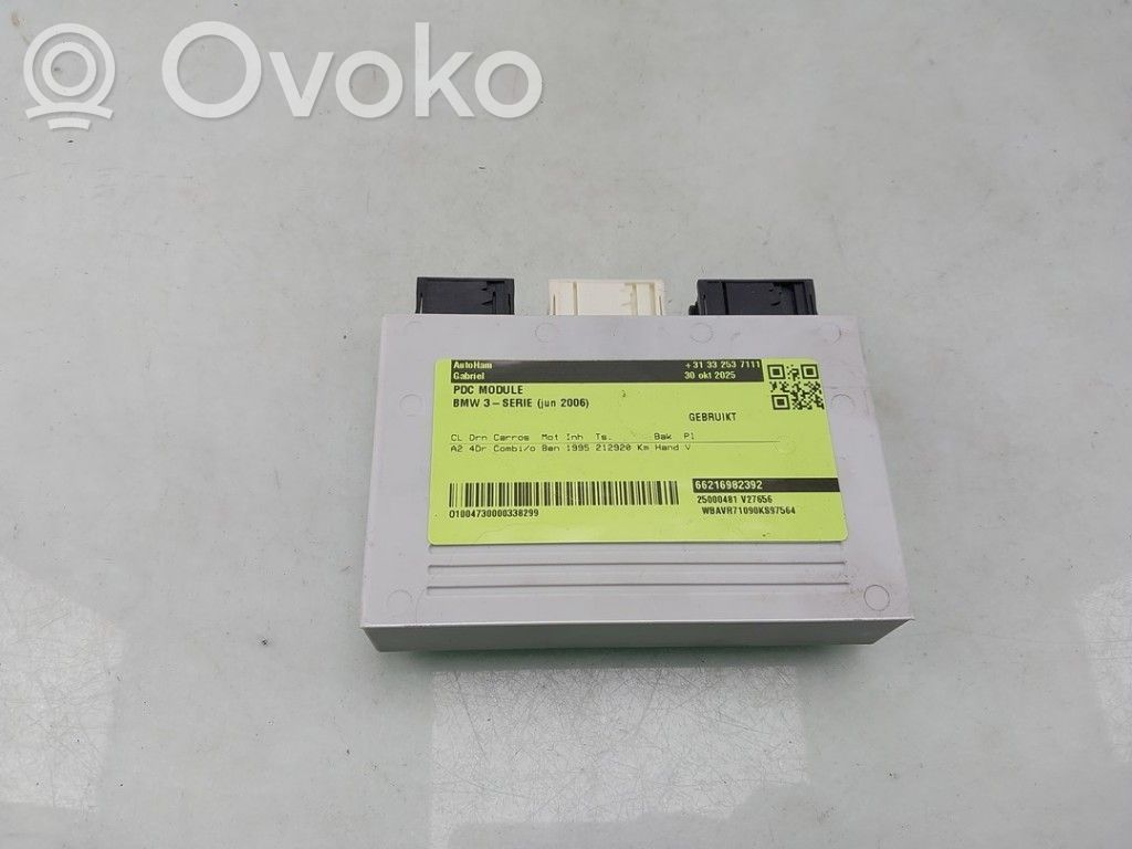 BMW 3 E90 E91 Parkošanas (PDC) vadības bloks 