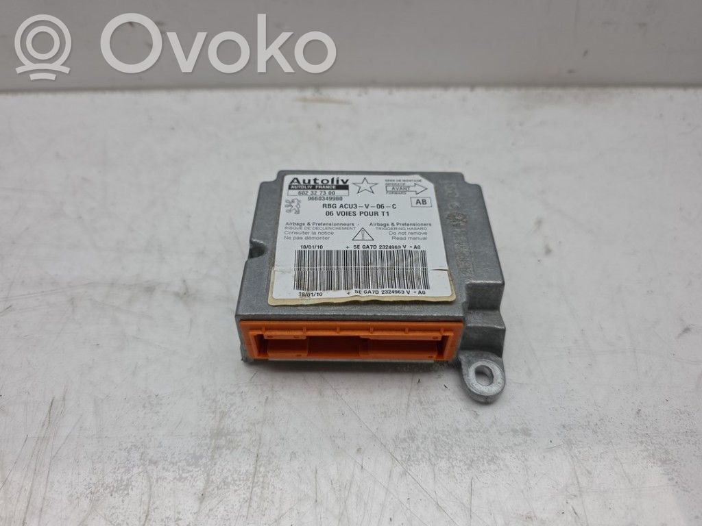 Module de contrôle airbag   9660349980,9660349980,6545GT,6545GT,9660349980