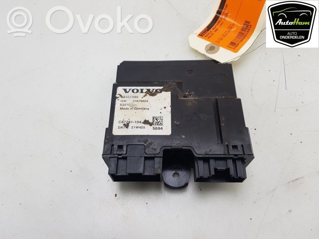 Volvo V60 Trunk lid opening control unit 