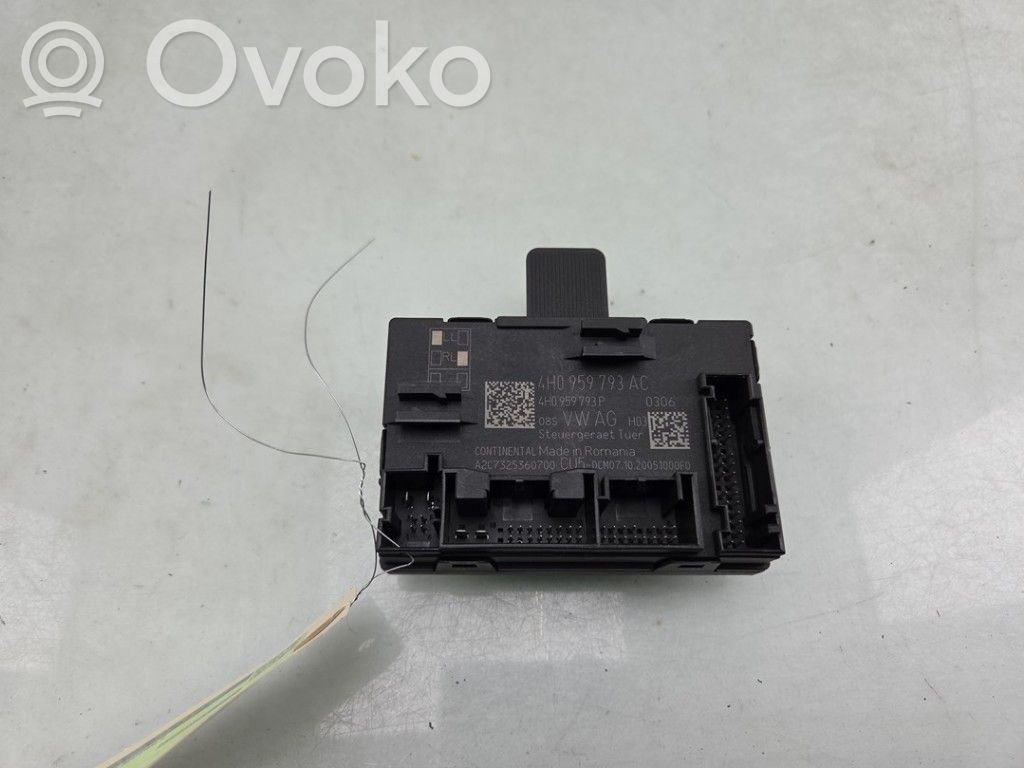 Porsche 718 Cayman 982 982c Unidad de control/módulo del bloqueo de puertas 