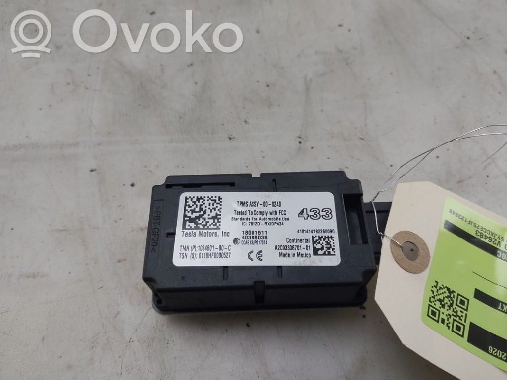 Tesla Model X Tire pressure control unit 