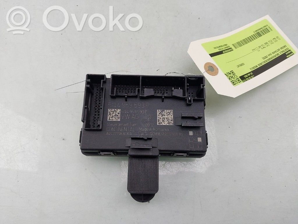 Skoda Octavia Mk4 Centralina/modulo chiusura centralizzata portiere 