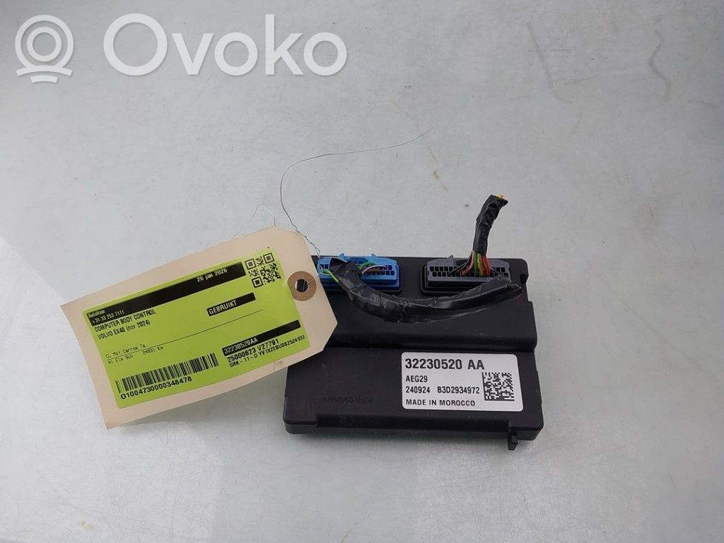 Volvo EX40 Other control units/modules 