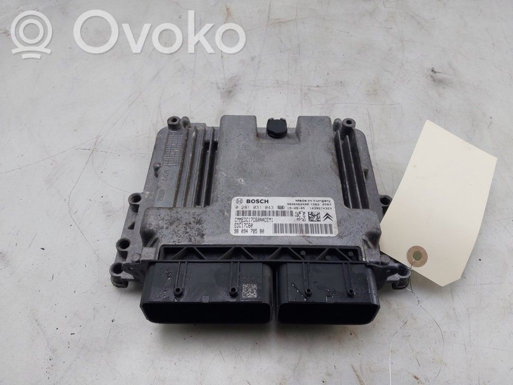 Peugeot 308 Engine control unit/module 