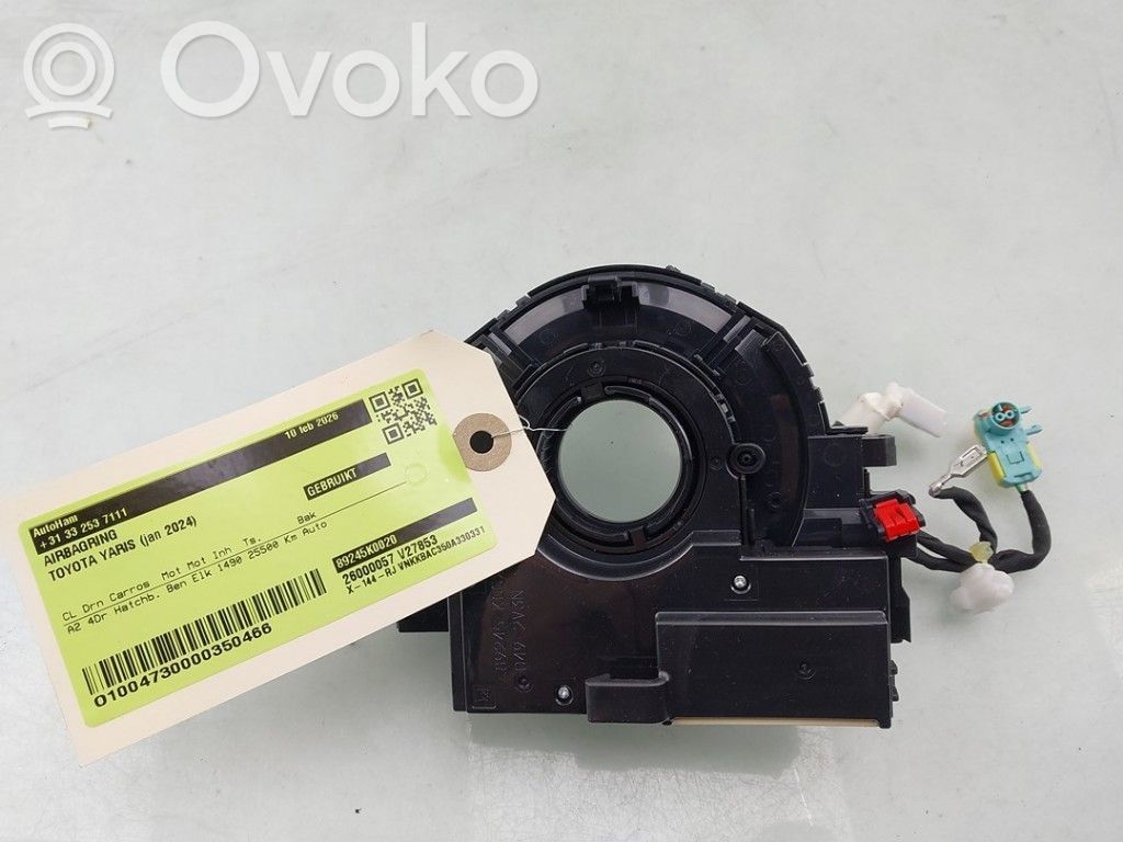 Toyota Yaris XP210 Innesco anello di contatto dell’airbag (anello SRS) 