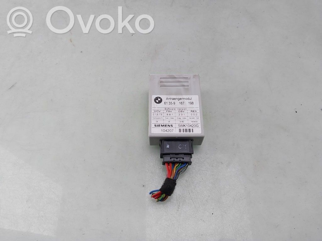 BMW X6 E71 Unidad de control/módulo de la barra de remolque 