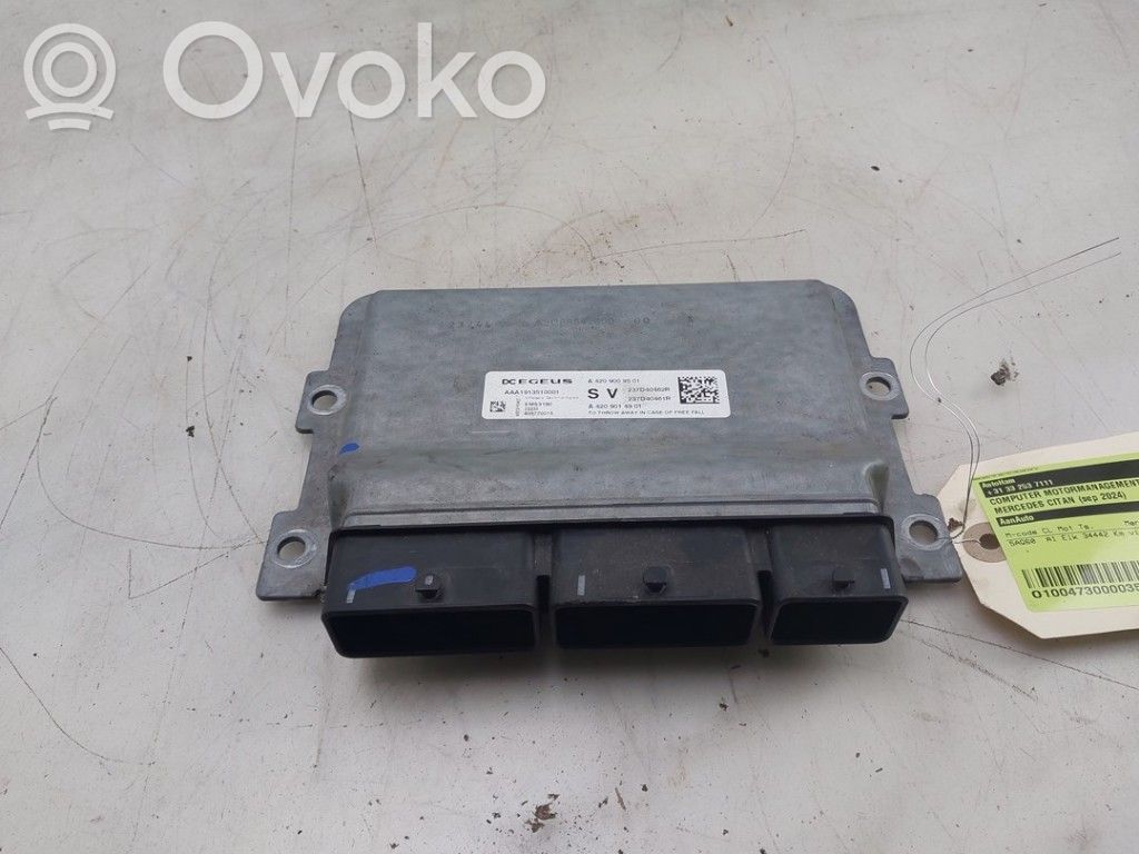 Mercedes-Benz Citan II W420 Engine control unit/module 
