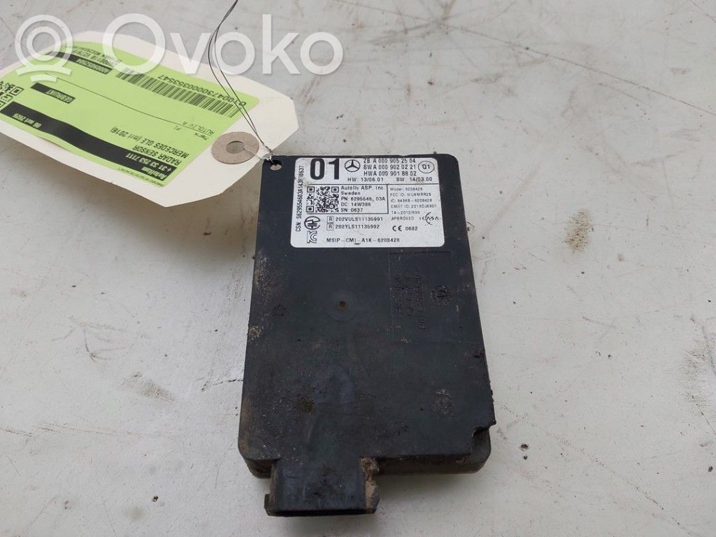 Mercedes-Benz GLE (W166 - C292) Distronic sensor radar 
