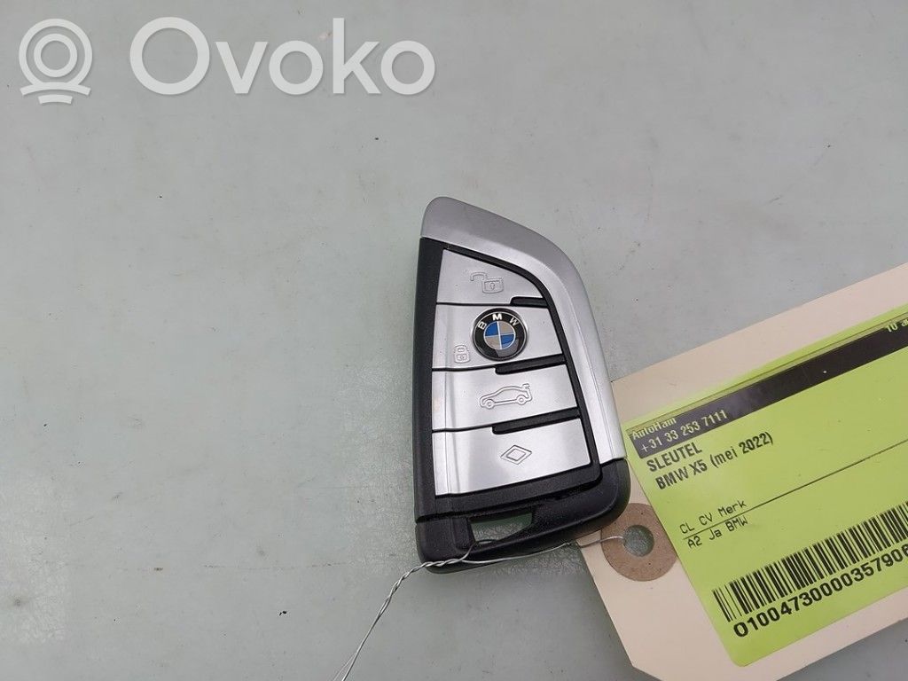 BMW X5 G05 Klucz / Karta zapłonu 