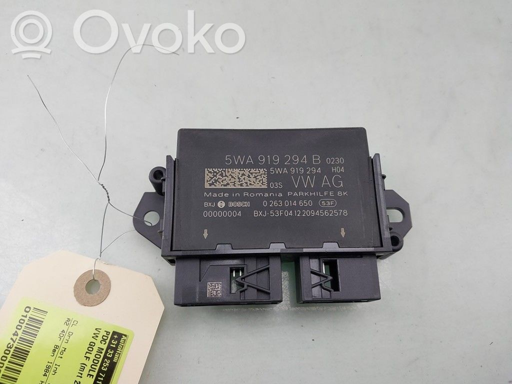 Volkswagen Golf VIII Unitate/modul de comandă parcare PDC 