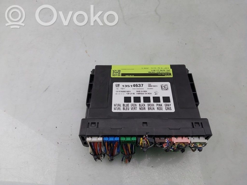 Opel Astra K Muut ohjainlaitteet/moduulit 