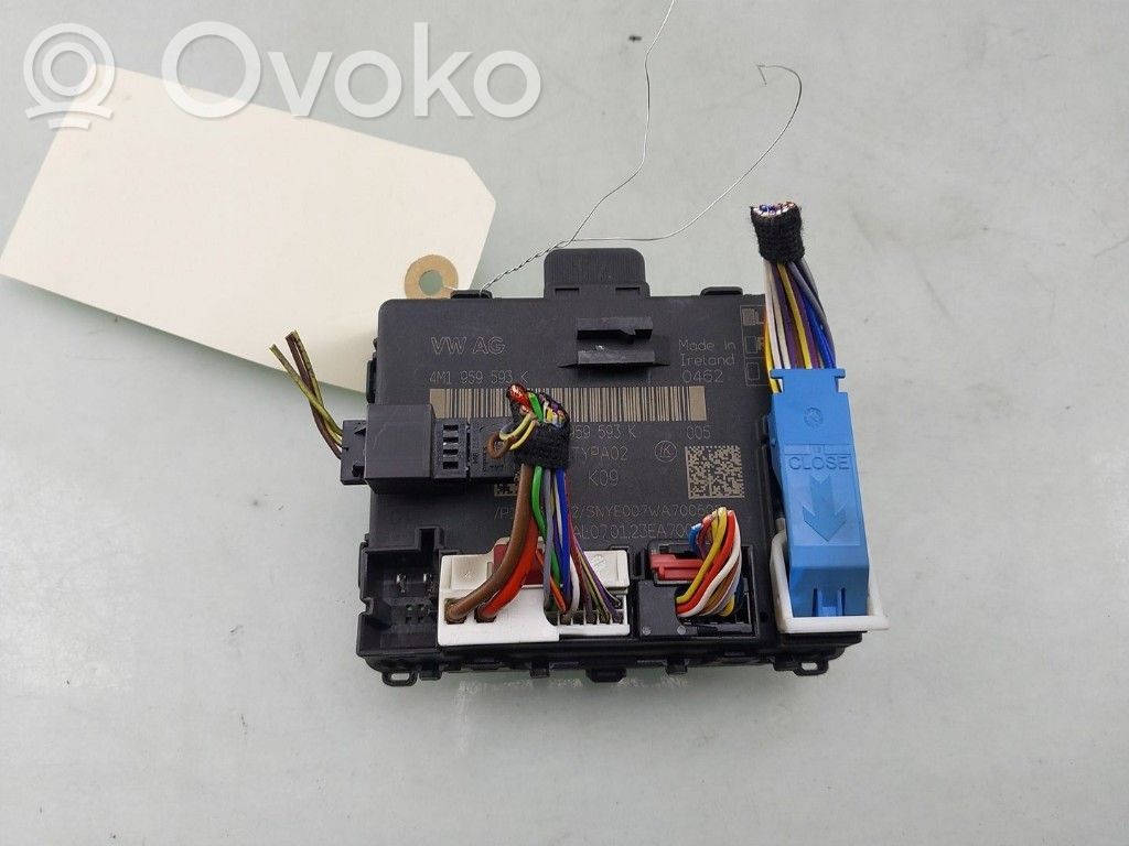 Audi A6 S6 C8 4K Centralina/modulo chiusura centralizzata portiere 