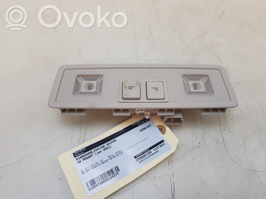 Volkswagen PASSAT B8 Lampka podsufitki tylna