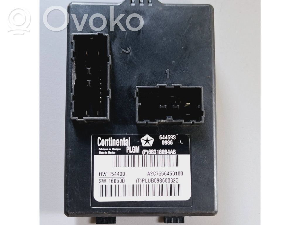 Chrysler Pacifica Tailgate/trunk control unit/module 
