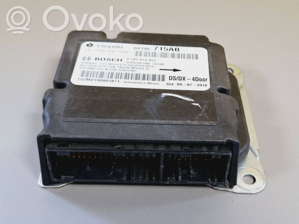 Airbag control unit/module   68346715AB,0285014857,T52MD190801871