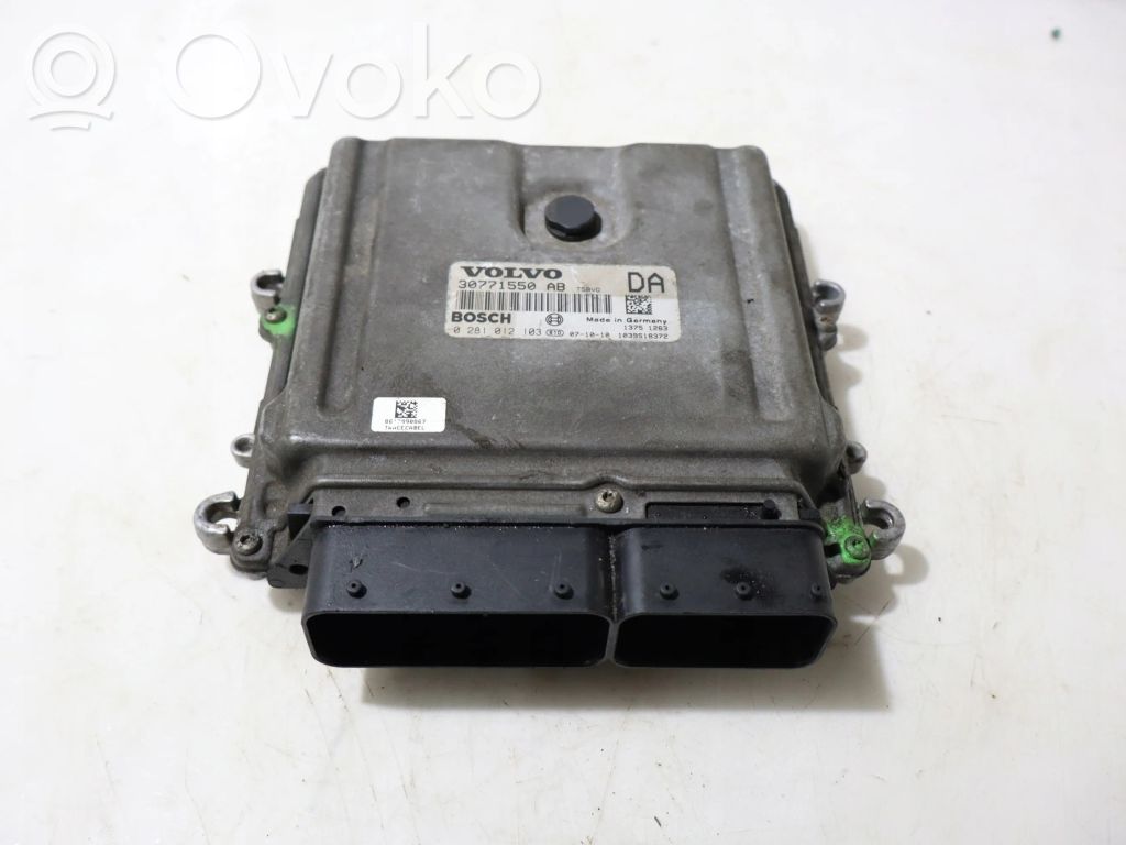 Unité de commande, module ECU de moteur   0281012103