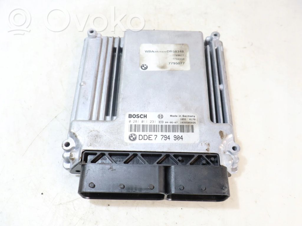 BMW 7 E65 E66 Engine control unit/module ECU 