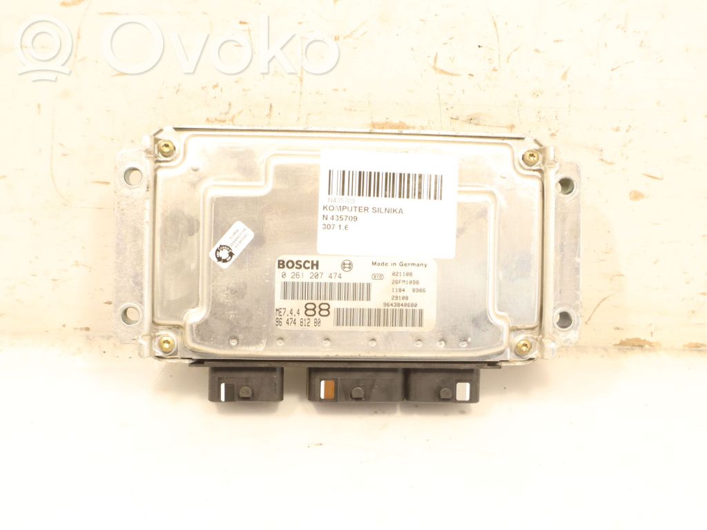 Peugeot 307 Unidad de control/módulo ECU del motor 