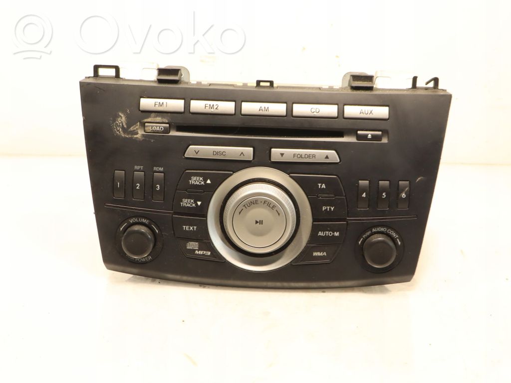 Mazda 3 II Konsola środkowa / Radio / GPS 