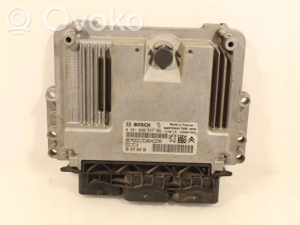 Engine control unit/module ECU   9807984080