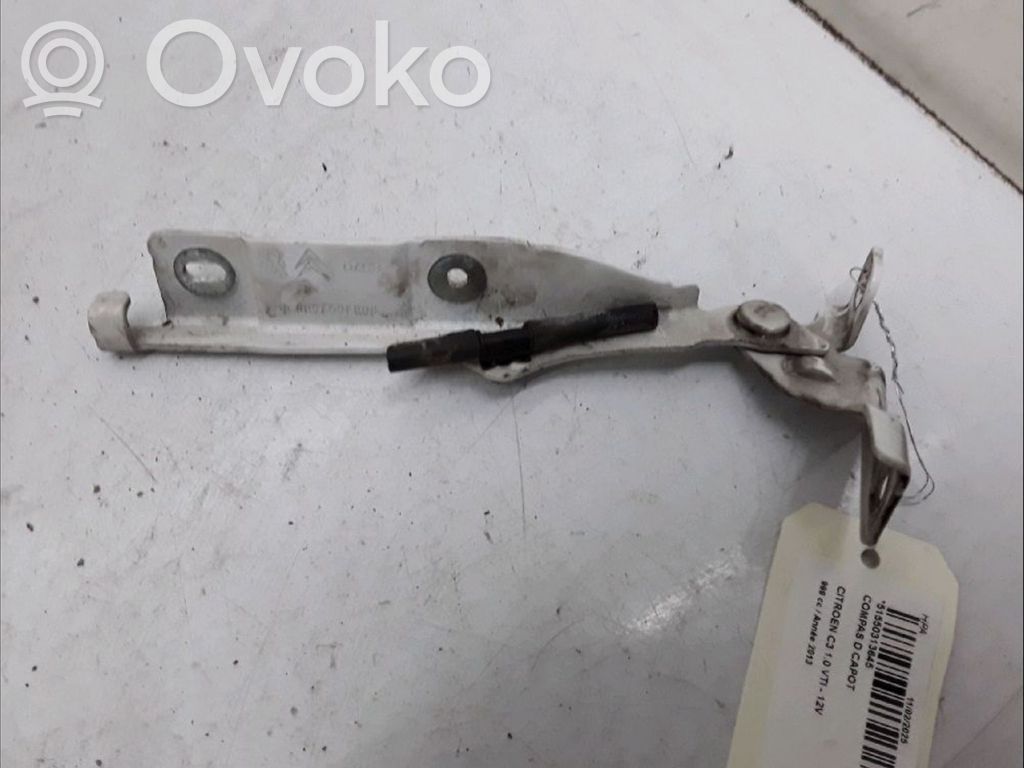 Citroen C3 Engine bonnet/hood hinges 